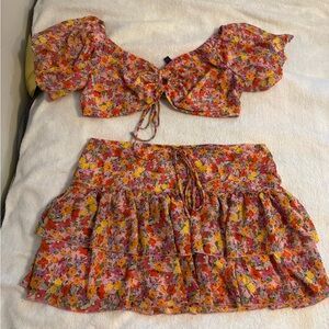 wild fable skirt set